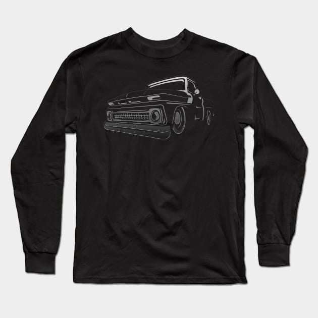 chevy c10 pickup Long Sleeve T-Shirt by sopiansentor8